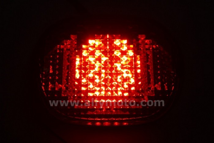 6 Led Tail Brake Light Harley Hd Touring Road King Glide Electra Flh@3